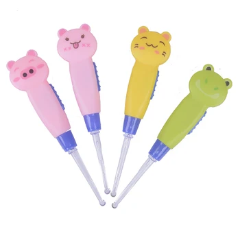 

Cartoon LED Flashlight Ear Wax Remove EarPick Cleaner Health Care Tool Baby Infant Convenient See Ear Hole Clear