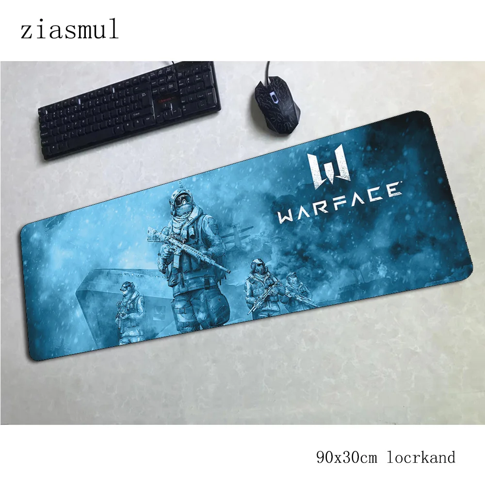 Коврик для мыши Warface 900x300x3 мм коврики для мыши для дома лучший игровой коврик для мыши геймер популярные большие персонализированные коврики для мыши Клавиатура ПК pad