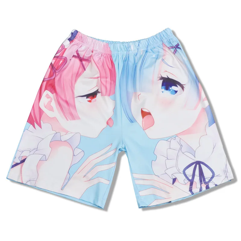 Пляжные шорты аниме Zero Ram Rem Kara Hajimeru Isekai Seikatsu нижнее белье для мужчин и женщин