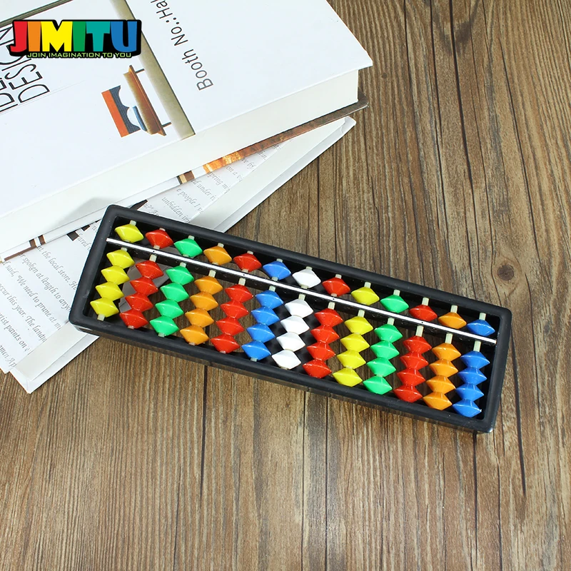 JIMITU, 13 цифр, арифметический Абак, инструмент для детей, школьный, математический, обучающий, обучающий, классические счеты, игрушки, подарки