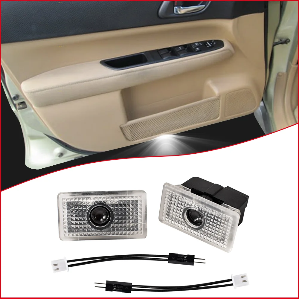 2 шт. автомобильные лампы для дверей Tesla All Model S X MODEL 3 2017 2018 2019 | Автомобили и