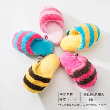 

Plush Pet Dogs Toys Interactive Squeaking Chew Resistant Poodles Small Dog Toys Funny Peluche Pets Training Accessories QMM60GWJ