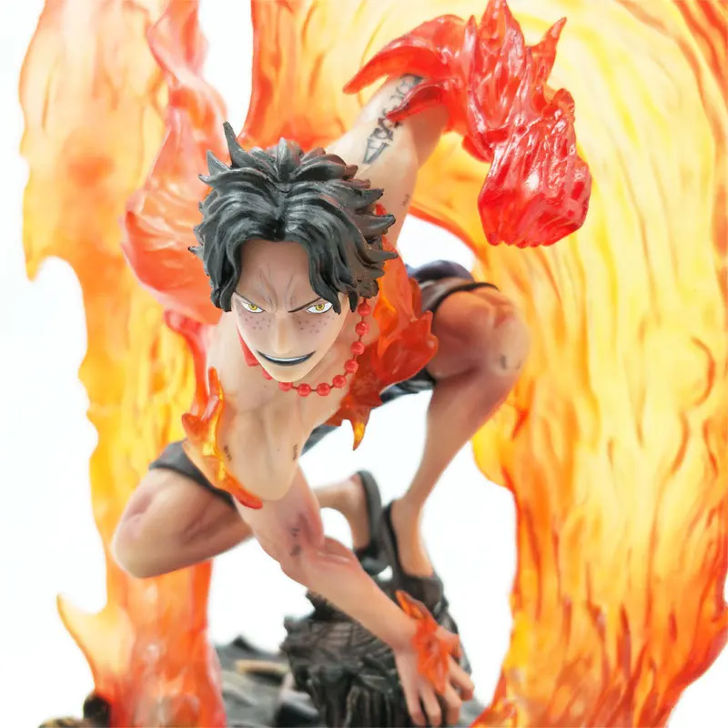 Экшн фигурка One Piece GK Portgas D Ace из ПВХ 28 см аниме модель коллекция белой бороды KO Toy