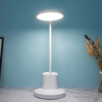 

Table Lamp 2020 Adjustble Touch Control Reading Lamp With Pen Mobile Phone Holder Eye Protection Table Lamps For Bedroom Bedside