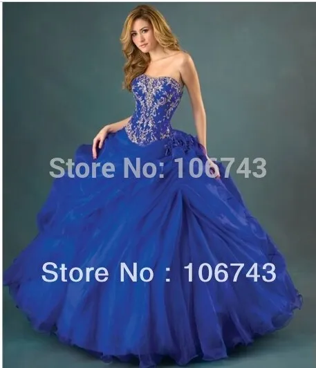 Vestido de festa, стиль, сексуальное, для невесты, цветное, на заказ, размер, бальное платье, с вышивкой, вечерние, на выпускной, платья для матери невесты - Цвет: Синий