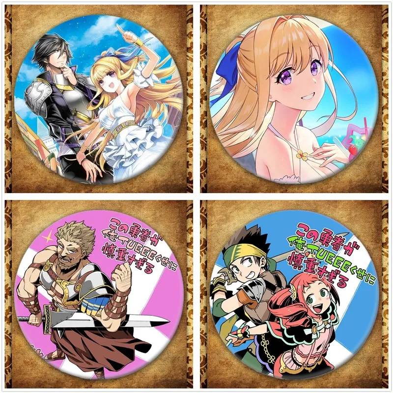 Аниме Коно юша ga ore TUEEE kuse ni shincho sugiru значок косплея Мода Мультфильм Shinchona yukanna броши