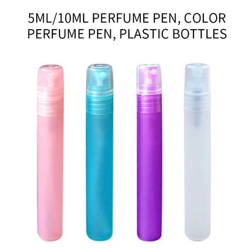 

5ml Pink White Blue Clear Plastic Perfume Spray Bottle Sample Mist Sprayer Atomizer Perfume Bottle
