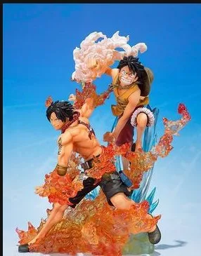 

One Piece 2 Generation ZERO Luffy Fire Fists Ace Brotherly Trip Fighting Version Ultra-Fighting Garage Kit