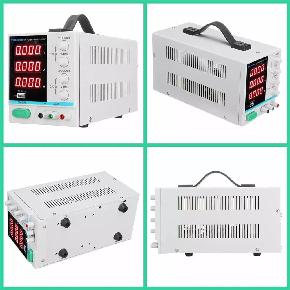 110 V/220 V 30V 5A регулируемый светодиодный цифровой Дисплей DC Питание переключения регулируется 5V 2A USB Питание