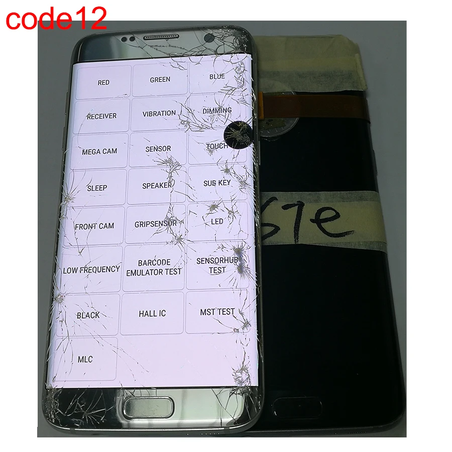 JPFix Super AMOLED для Sam sung S7 Edge G935 разбитое стекло ЖК-дисплей дигитайзер сборка с рамой бракованный