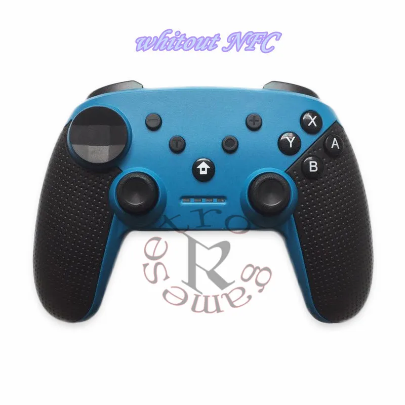 blue without NFC Беспроводной игровой коврик с NFC ручка вибрации для NS Switch/Switch Lite игровые аксессуары геймпад для nintendo#1019 - Цвет: blue without NFC