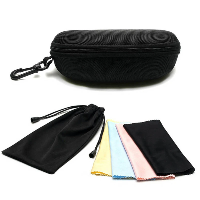 

Portable Black Glasses Case Unisex Sunglasses Lens Accessories Eyewear Boxes Lentes Lente De Contacto Contato Funda Gafas 1 PC