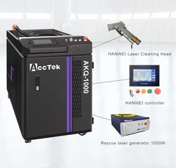 Machine de nettoyage Laser pour métaux, 2000W, 1000W, pour enlever la rouille et les taches 