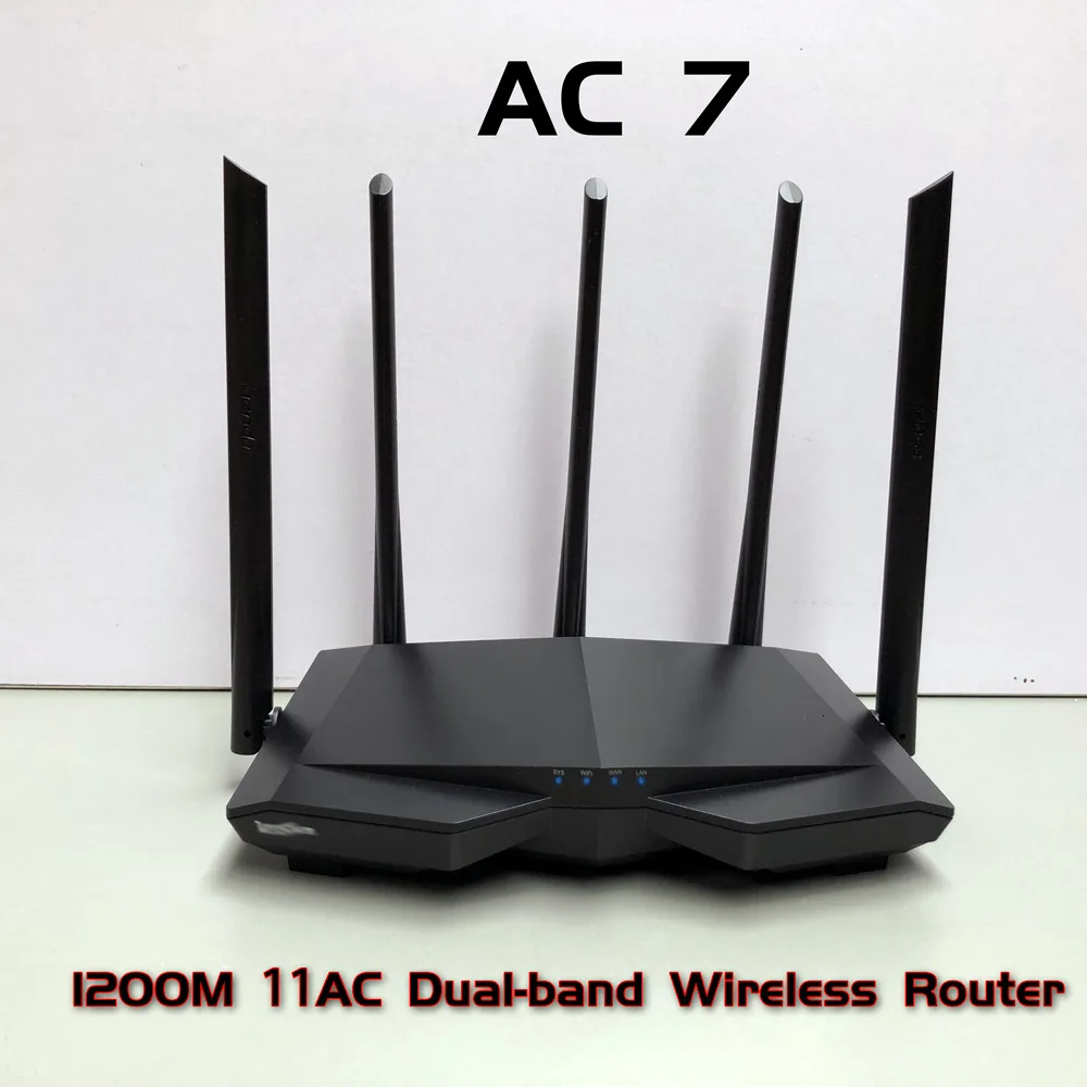 Tengda AC11 гигабитный двухдиапазонный беспроводной Wi-Fi роутер AC1200 wifi ретранслятор 5* 6dBi с высоким коэффициентом усиления антенны AC10 широкий охват простая настройка