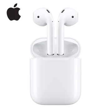 Apple-auriculares Airpods 1st inalámbricos con Bluetooth, tonos de graves más profundos, conexión Siri con funda de carga para iPhone, iPad, Mac y Apple Watch
