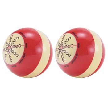 

2pcs Beginner Snooker Gift Practice Standard Durable Cue Ball 57mm Resin Accessories Indoor Training Pool Table Billiard
