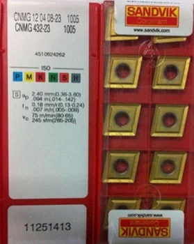 

10PCS CARBIDE INSERT CNMG 120408-23 1005