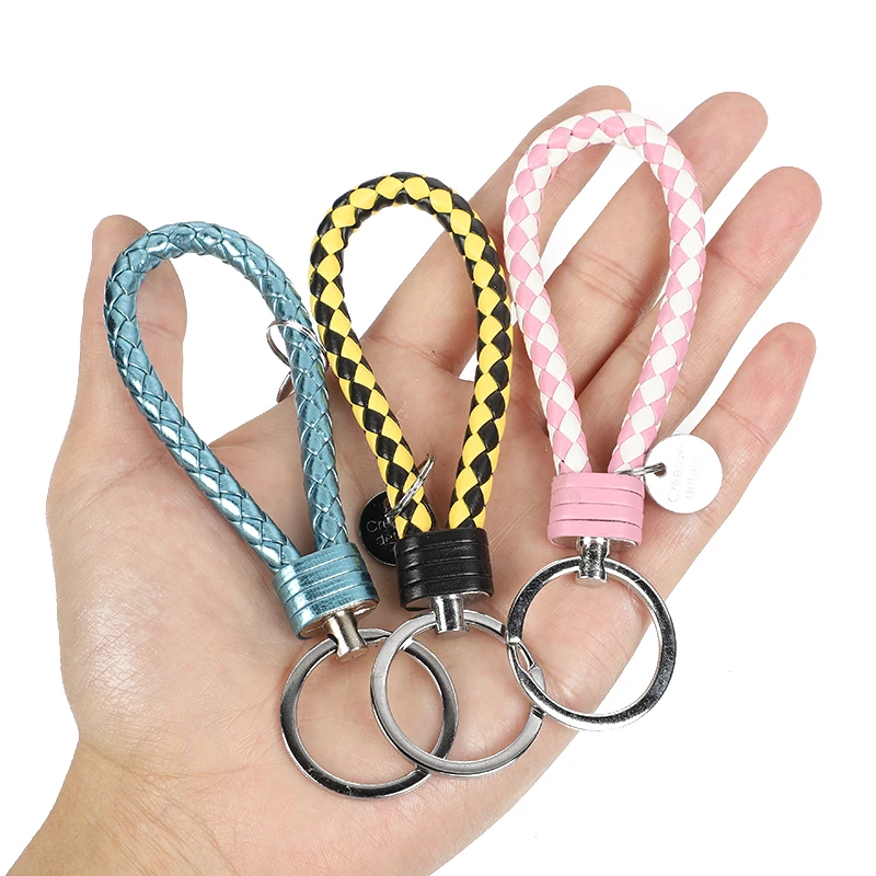Multifunctional  Key Chains Bag Braided Pendant Key Ring Keychain Woven Rope 1PC