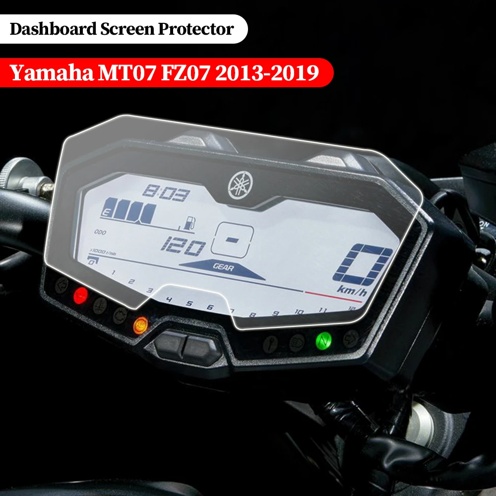 Cluster Scratch Protection Film Screen Protector Cover for Yamaha MT07 FZ07