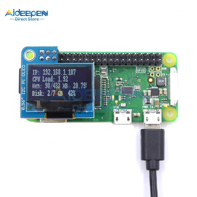 Для Raspberry Pi DC 3,3 V 0,9" 0,96" OLED SSD1306 дисплей модуль 128x64 128x32 интерфейс IEC IIC для Raspberry Pi 1 2 3 B+ Zero
