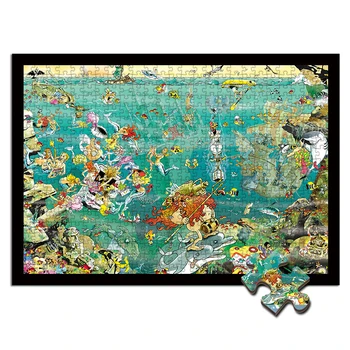 

Wooden Puzzle 1000/500/300 Adult Relaxation Large High Challenge Girl 's Fancy Toy for Children