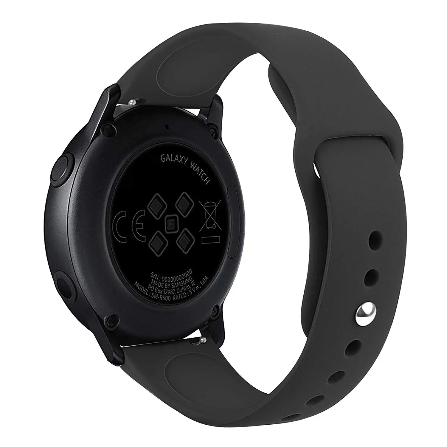 Premium Silicone Smartwatch Strap - 20mm/22mm - Versatile and Comfortable Replacement Band