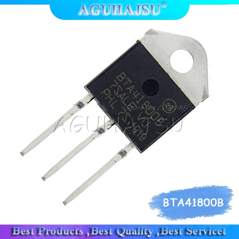 5 шт. BTA41 800B BTA41800B 800 симисторов 40 ампер вольт TO 3P новый оригинальный|bta41 triac|triac bta41mp 4