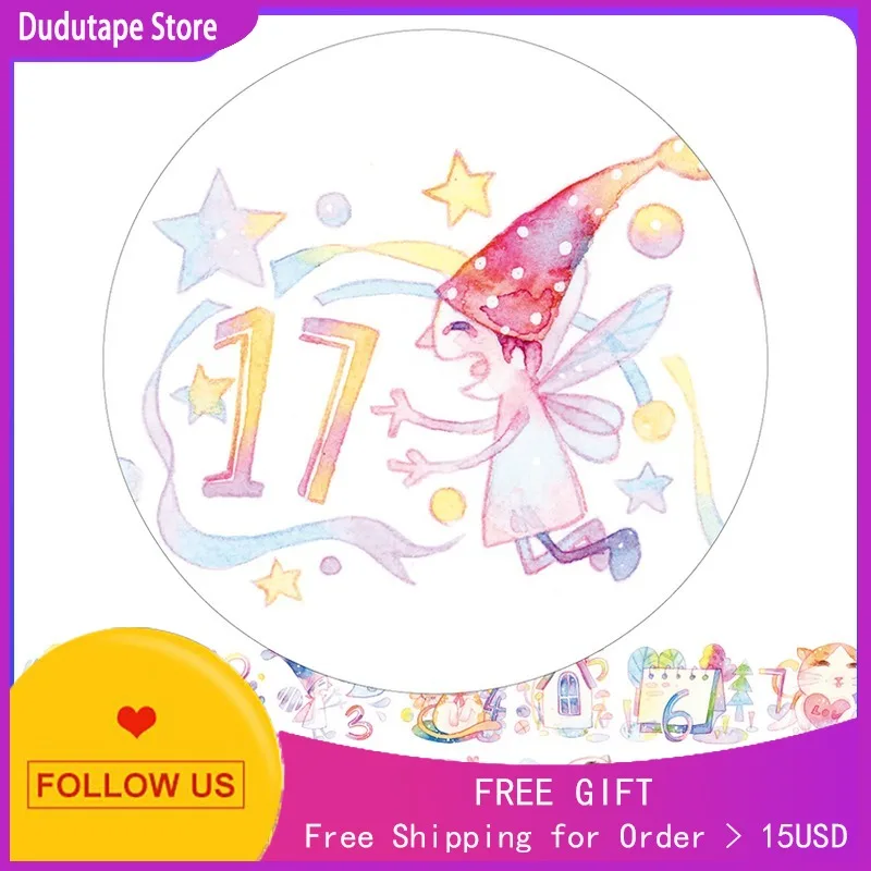 

Washi Tape Special Oil Lovely Pay Girl's Sticker Red 76
