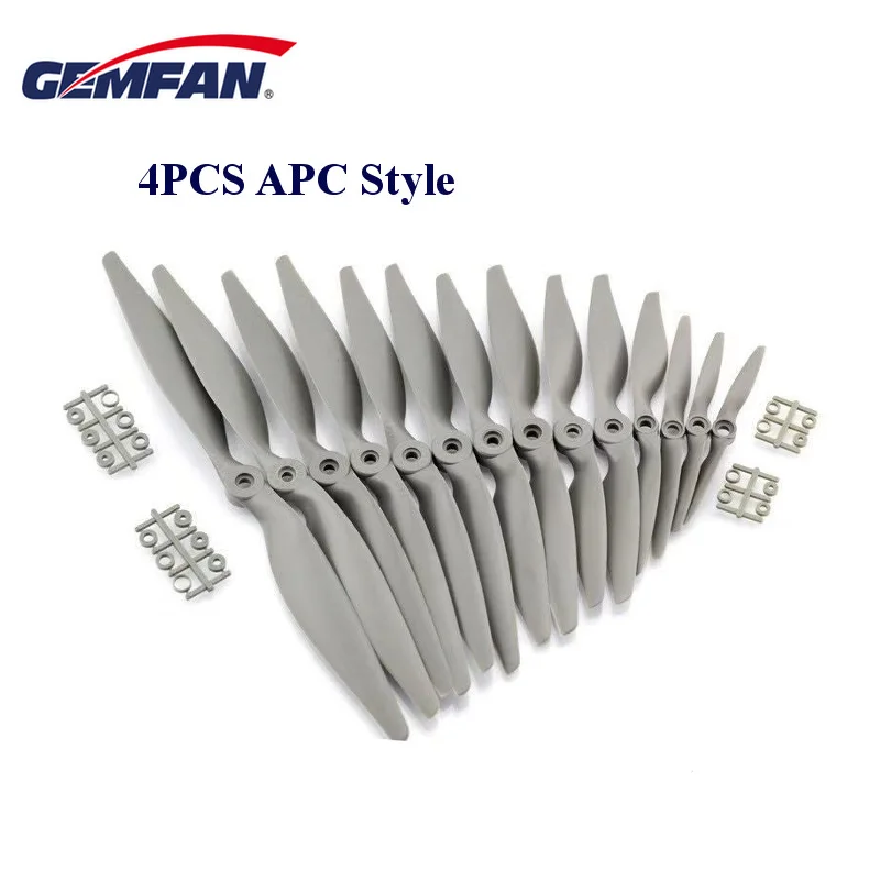 4 шт. Gemfan APC нейлоновый пропеллер 5050 6040 7050 7060 8040 8060 9045 9060 1050 1060 1070 1155 1260 1365 1470 опора