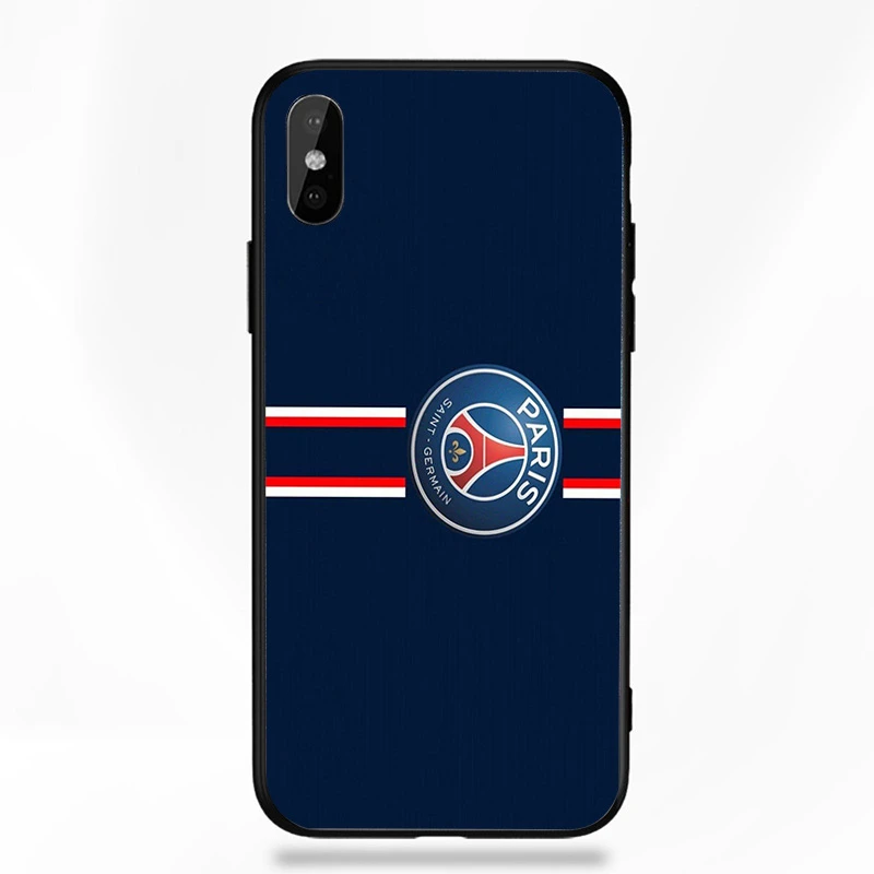 Чехол для телефона FC Париж PSG FC для iphone XR 11 Pro XS Max X 5 5S черный DIY черный мягкий чехол для Mbappe iphone SE 7 8 6 6S 7Plus - Цвет: A2335