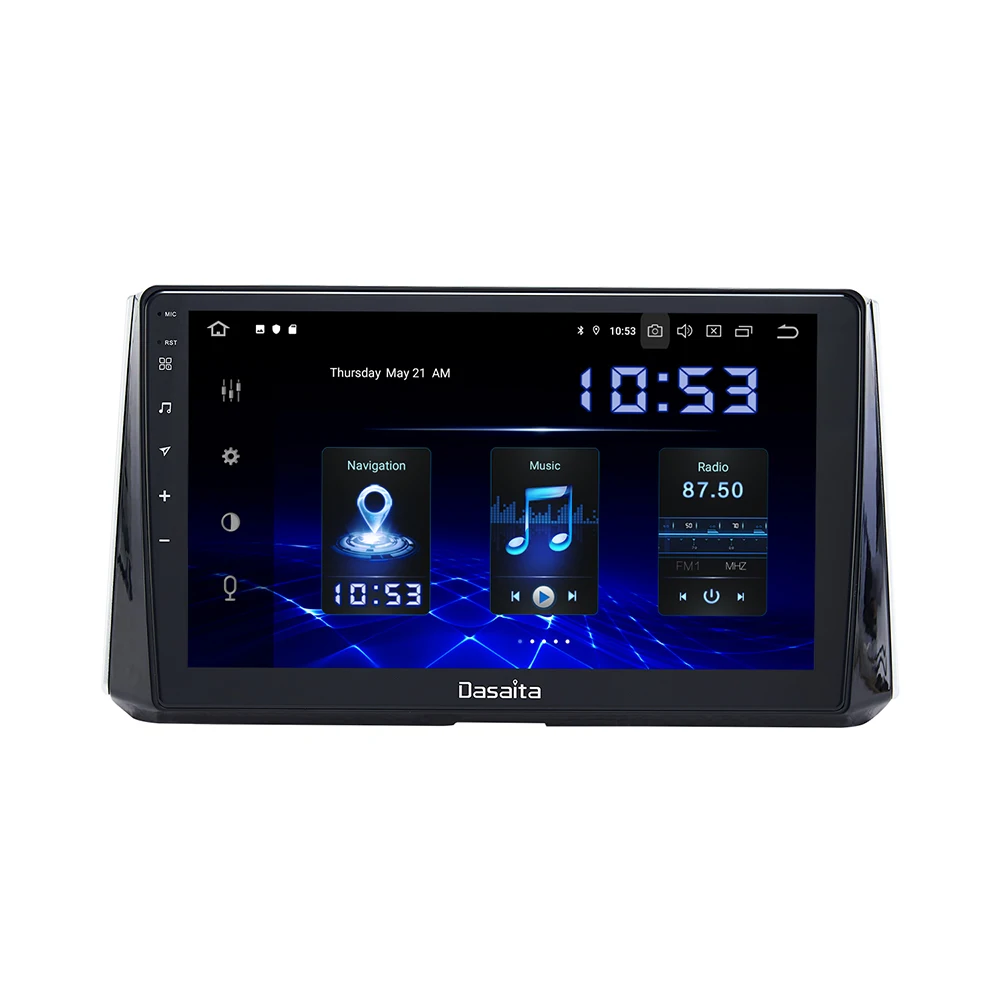 

Roadnavi 1 Din 10.2" IPS Android 10 Car Radio for Toyota Corolla 2019 Car Stereo DSP Bluetooth GPS 4GB RAM MAX6
