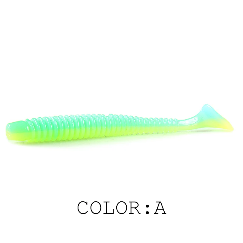 Supercontinent Impact Ring Shad Fishing Lures Set - Soft Artificial Baits (Multiple Quantities Available)