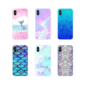 

Cell Phone Case Cover Fashion Shell Mermaid Tail Bling For Apple iPhone X XR XS 11Pro MAX 4S 5S 5C SE 6S 7 8 Plus ipod touch 5 6