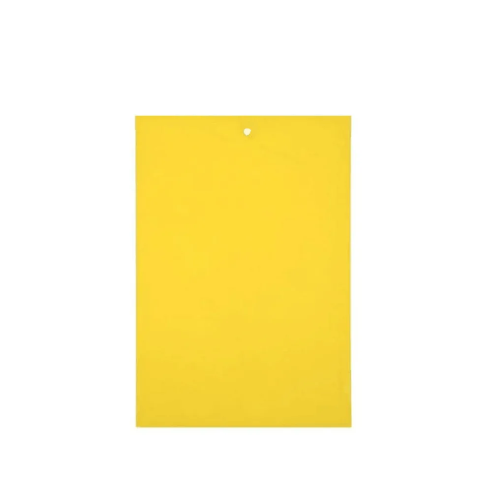 Yellow 5pcs Прочные ловушки для мух от комаров липкая доска против вредителей отпугивающая от комаров placa de captura Аксессуар# ED12 - Цвет: Yellow 5pcs