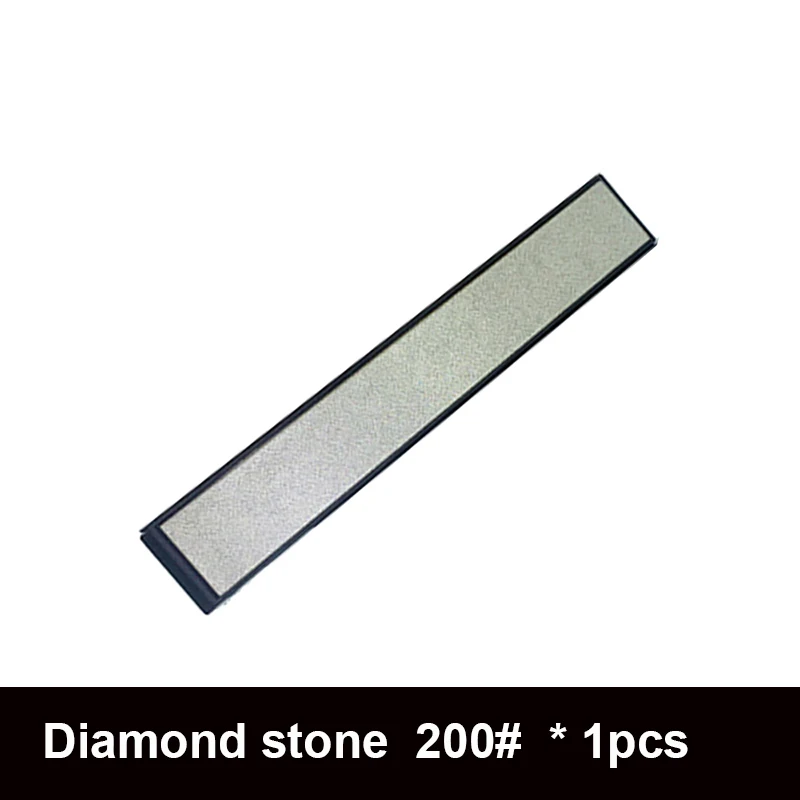 200 grit 3000# зернистость KME точилка для ножей фиксированный угол точилка для ножей точильный камень Алмазный точильный камень масляный камень хонинговые камни - Цвет: 200 grit