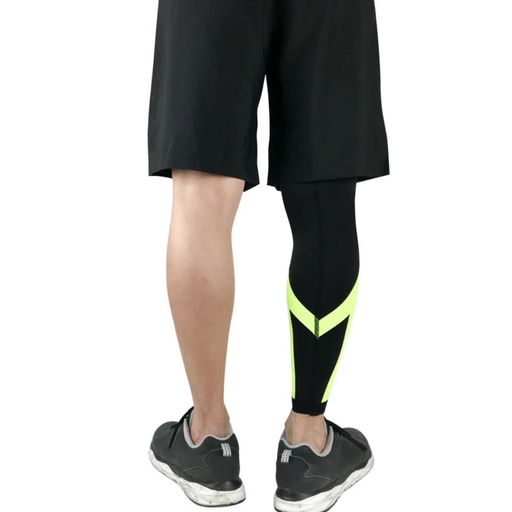 Men Women Full Leg Sleeve Football Leg Compression Sleeve Sun Protection Running Hiking Basketball Sports Warmmers