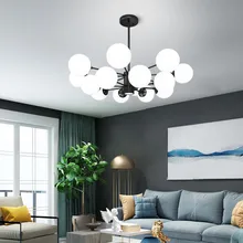 

Black Led Pendant Lights Kitchen Island Glass Ball Pendant Light Bedroom Living Room Lights Modern Pendant Lamps Hanging Light