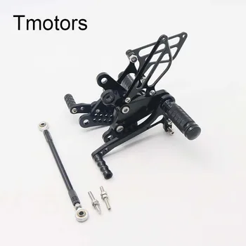 

Aluminum Alloy Motorcycle Footrest Footpeg Pedal Foot peg Rearset Rear Set For Kawasaki Ninja ZX6R ZX636 2009-2015