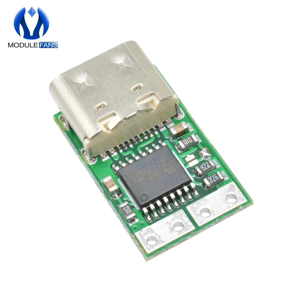 

USB-C Type-C PD2.0 PD3.0 15V 20V To DC Fast Charge Trigger Polling Detector Instrument Parts Notebook Power Supply Change Module