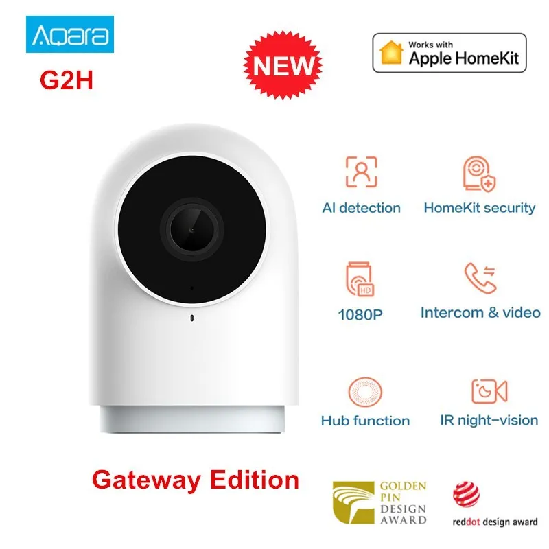 Камера видеонаблюдения Aqara G2H 1080P HD ночное видение для Apple HomeKit приложение