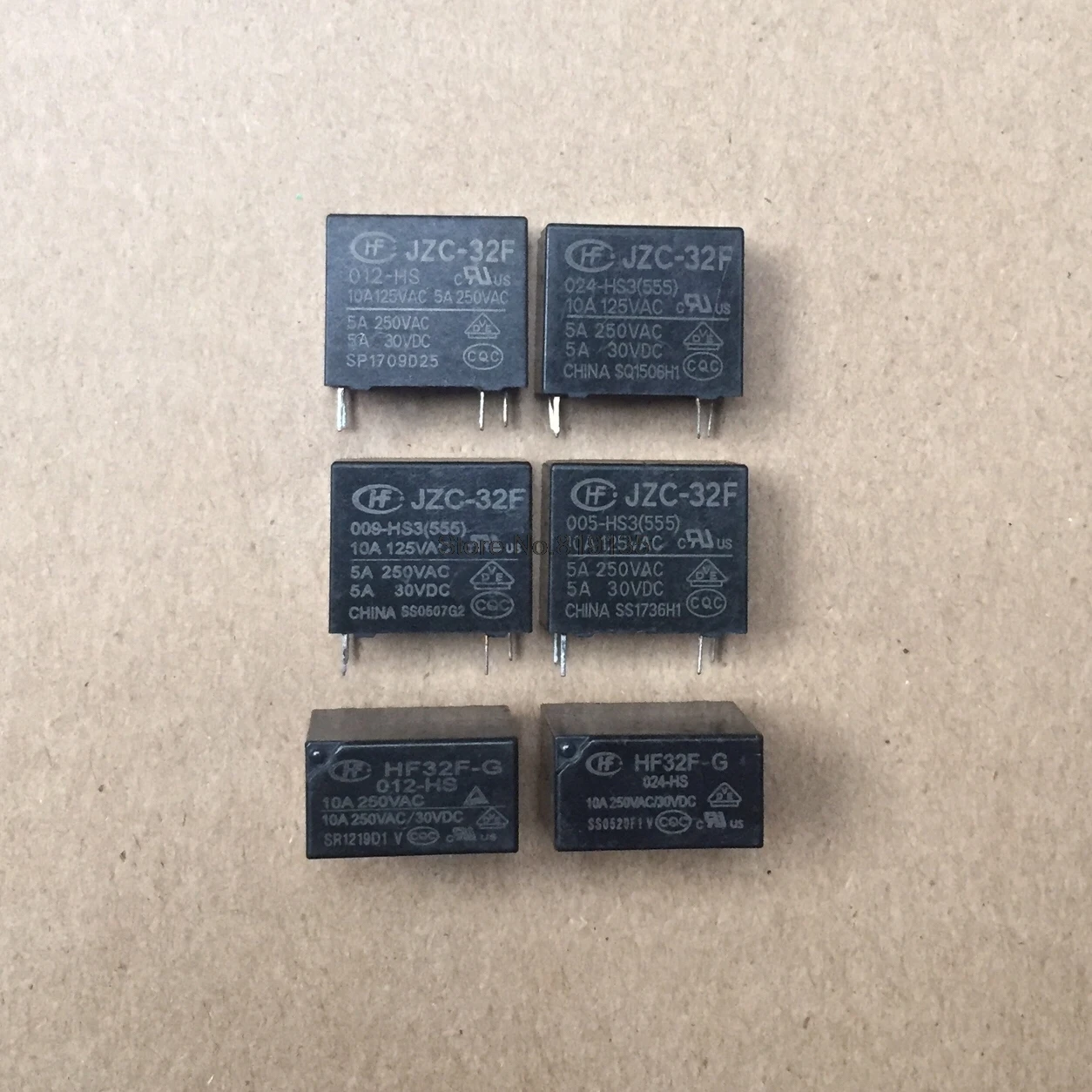 New 5PCS/Lot 5V 12V 24V Power Relays HF32F-G JZC-32F-005-HS JZC-32F-012-HS JZC-32F-024-HS 10A 250VAC 4PIN | Обустройство дома