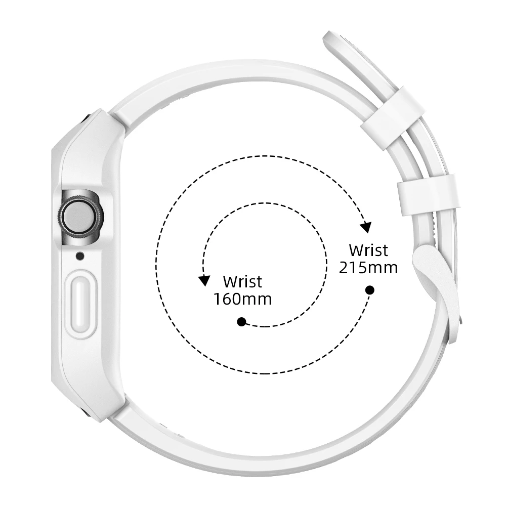 Серия 2/3 42 мм 38 мм Ремешки для наручных часов iWatch Apple Watch 5 4 44 мм 40 мм силиконовый ремешок-браслет ремешок и чехол Сменные аксессуары