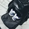 Gym Bag Leather Women Fitness Shoe Compartment Men Duffle Shoulder Bags Waterproof Travel Training Large Sport Handbag ► Photo 2/6