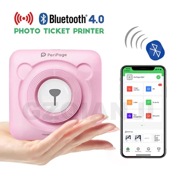 

Pocket Printer for Android iOS mobile Phone Mini Bluetooth Portable 58mm Notes Printer Birthday girls couples Gifts GZM5804 A6