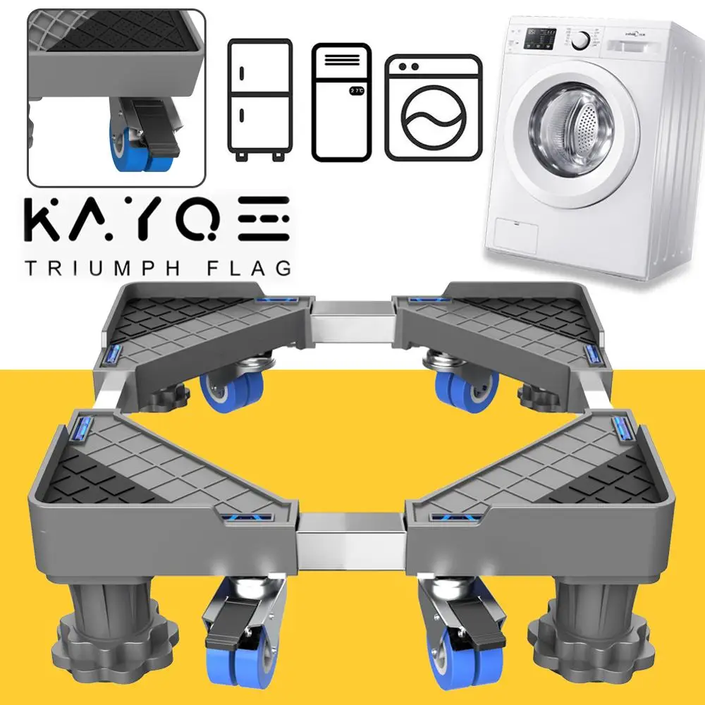 Soporte Universal para lavadora, soporte móvil para nevera, Base ajustable para secadora
