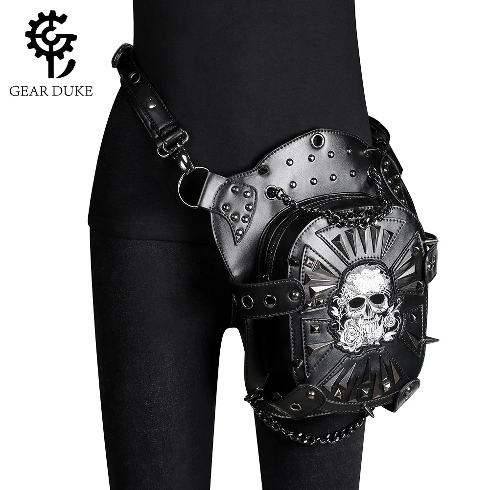 

2019 New Style WOMEN'S Bag Europe And America Hot Selling Hot Selling Multi-functional Shoulder Skull Pu Outdoor Wallet