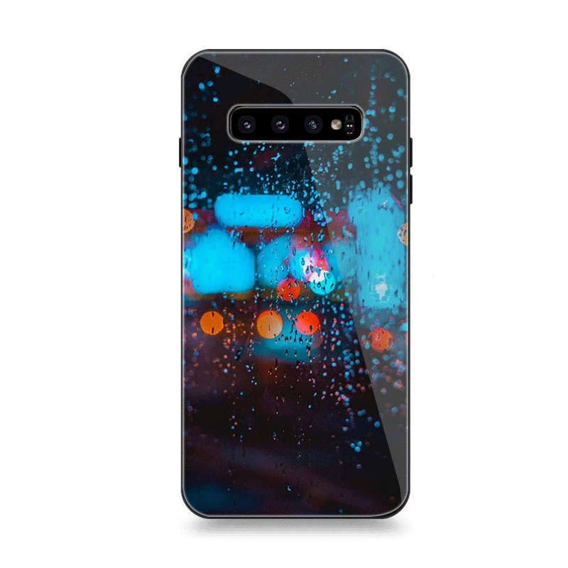 Мобильный чехол для телефона Стекло для samsung A10 A20 A30 A40 A50 A60 A70 S7 край S8 Plus Note 8 9 S10 крышка модные рельсы для поезда