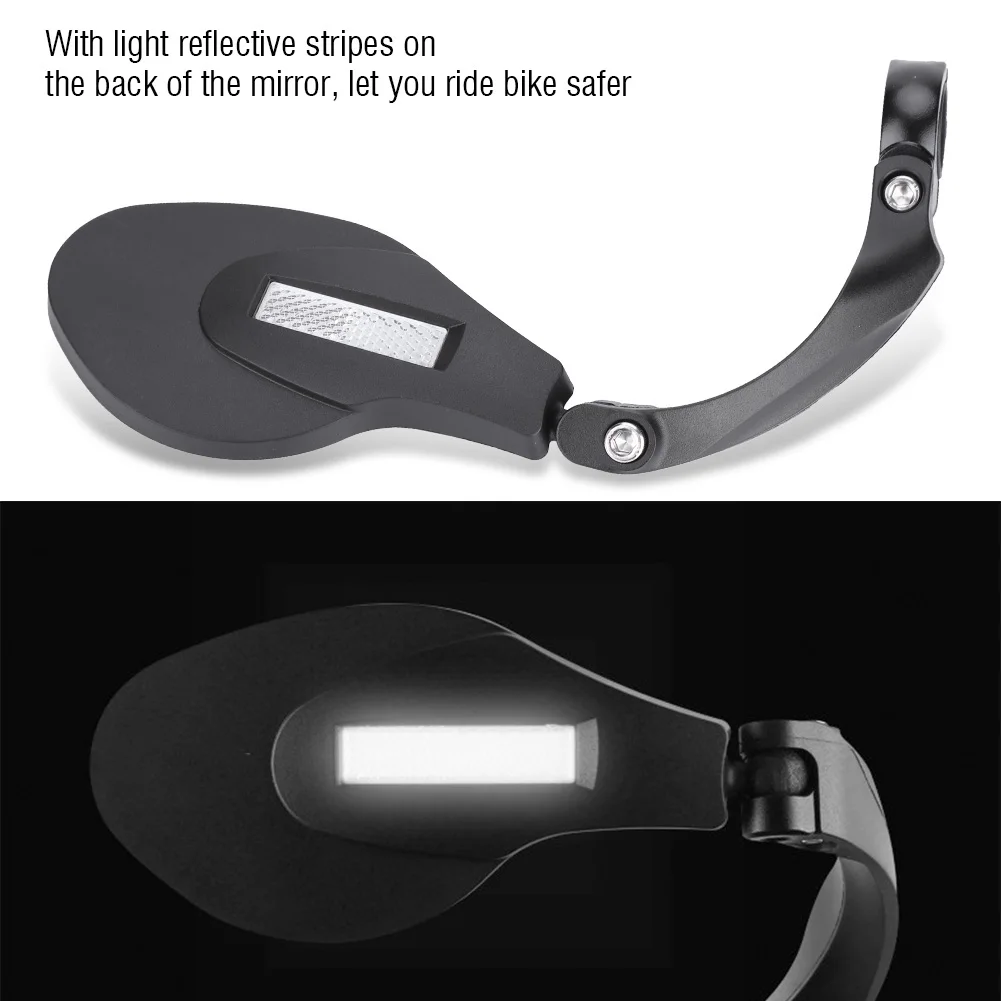 FreeShipping 360 Degree Rotate Bicycle Rear Mirror Wide Angle Handlebar Rearview Mirror for Bike MTB Bicycle Cycling Accessories