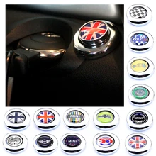 Motor de uma parada de partida botão tampa capa decoração para 2nd gen mini cooper um s coutryman r55 r56 r57 r58 r59 carro-estilo