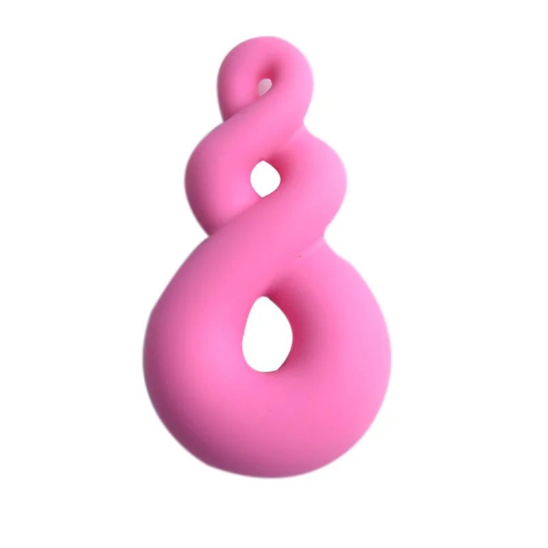 Silicone teether 1 1Pc Сделай Сам ребенок силиконовый Прорезыватель для зубов 8 подвеска в форме детский Прорезыватель безопасный пищевой Клас соски с цепочкой для младенцев аксессуары детский Прорезыватель игрушка - Цвет: Silicone teether 1